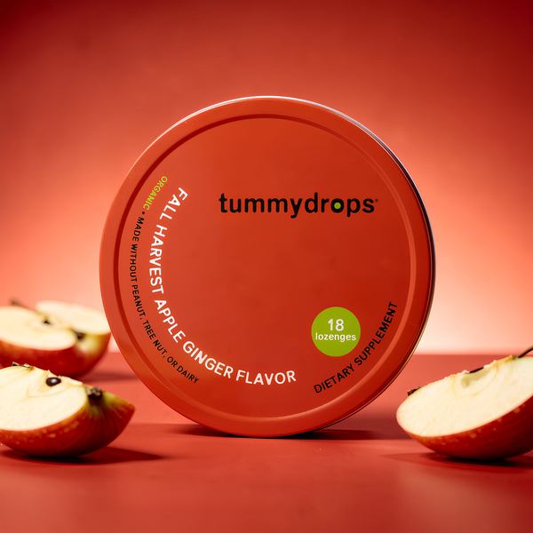 Organic Ginger Fall Harvest Apple Tummydrops, 18 ct