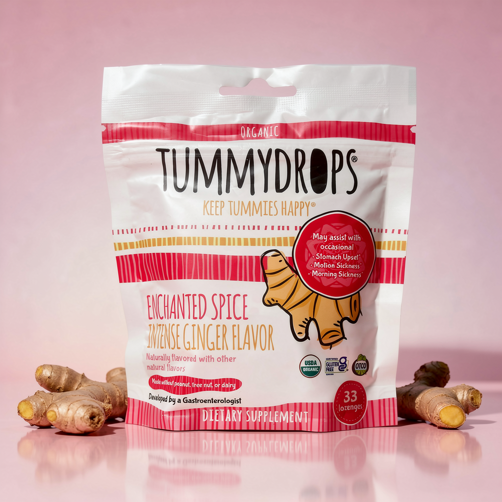 Enchanted Spice Intense Ginger Tummydrops, 33 ct