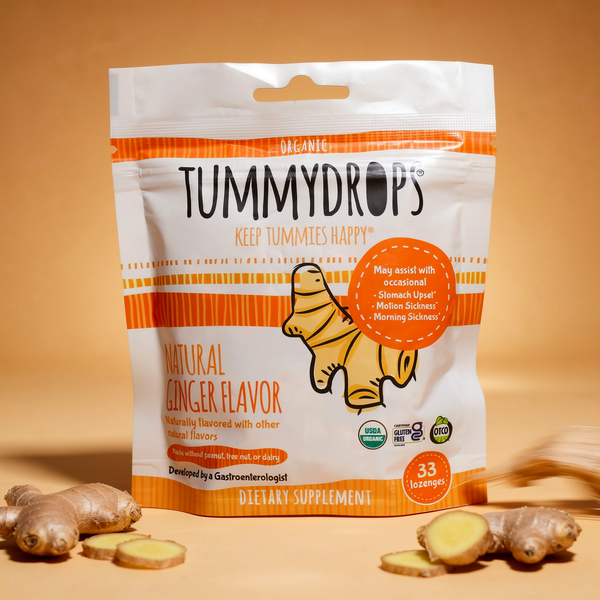 Organic Natural Ginger Tummydrops, 33 ct