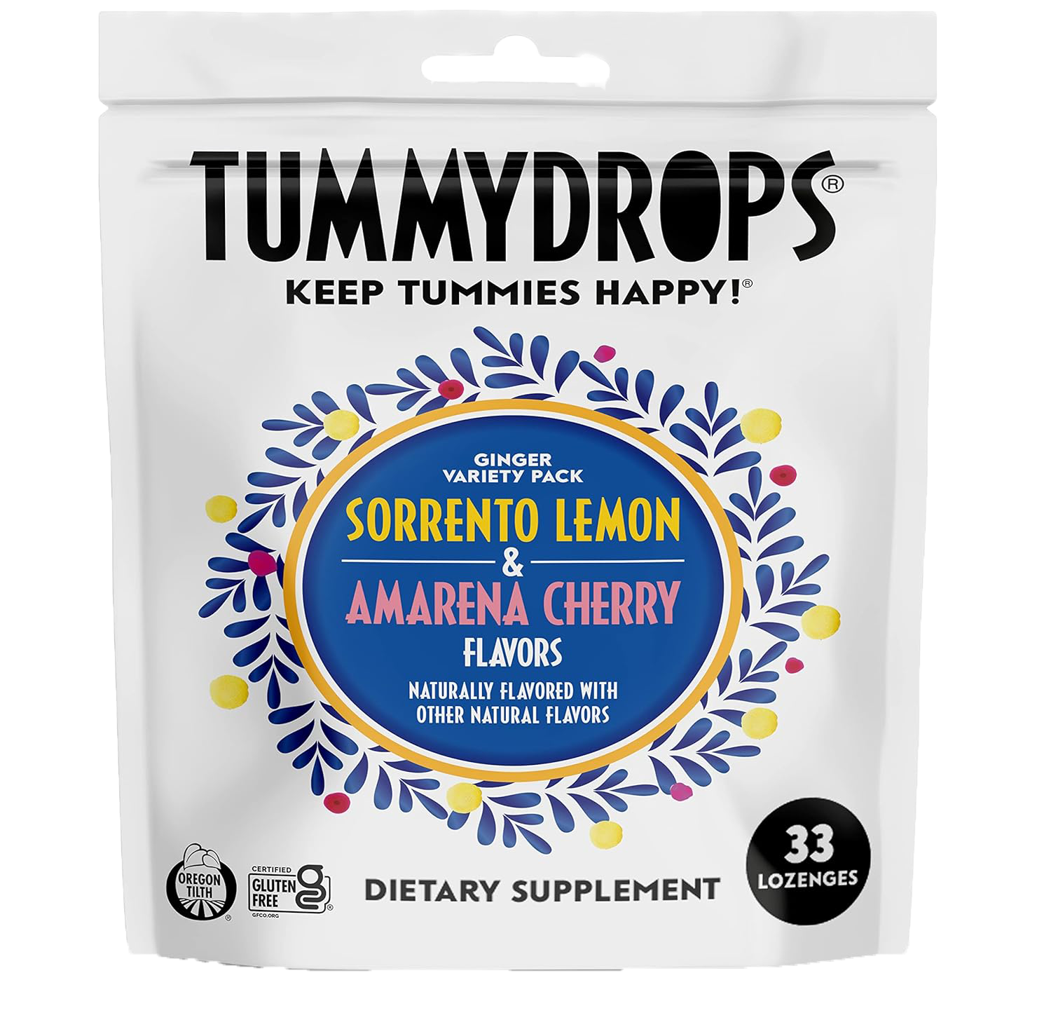 Italian Ginger & Peppermint Pack Tummydrops, 33 ct
