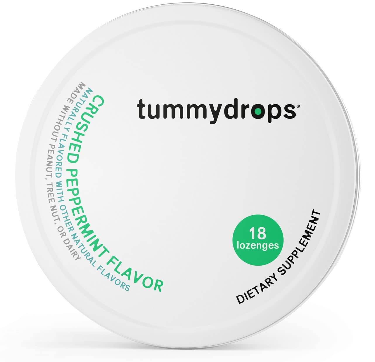 Crushed Peppermint Tummydrops, 18 ct
