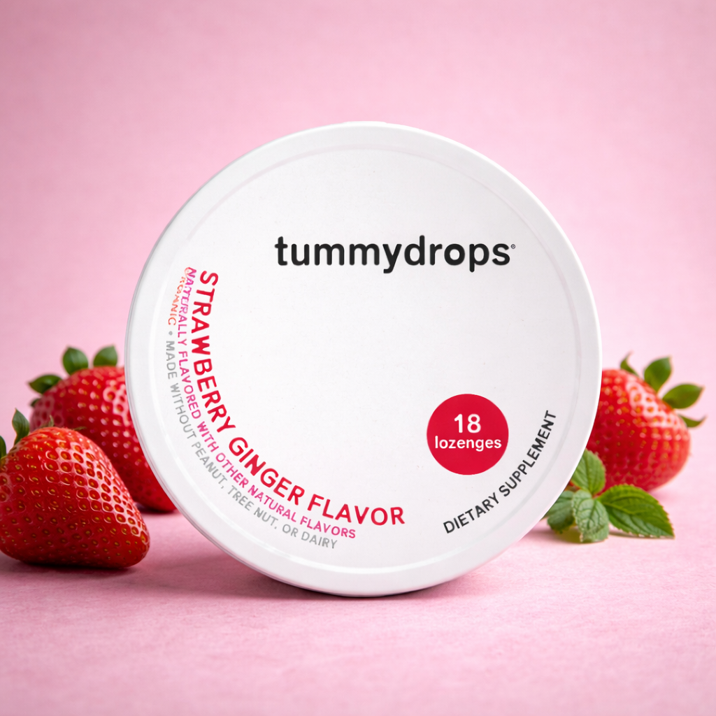 Strawberry Ginger Tummydrops, 18 ct