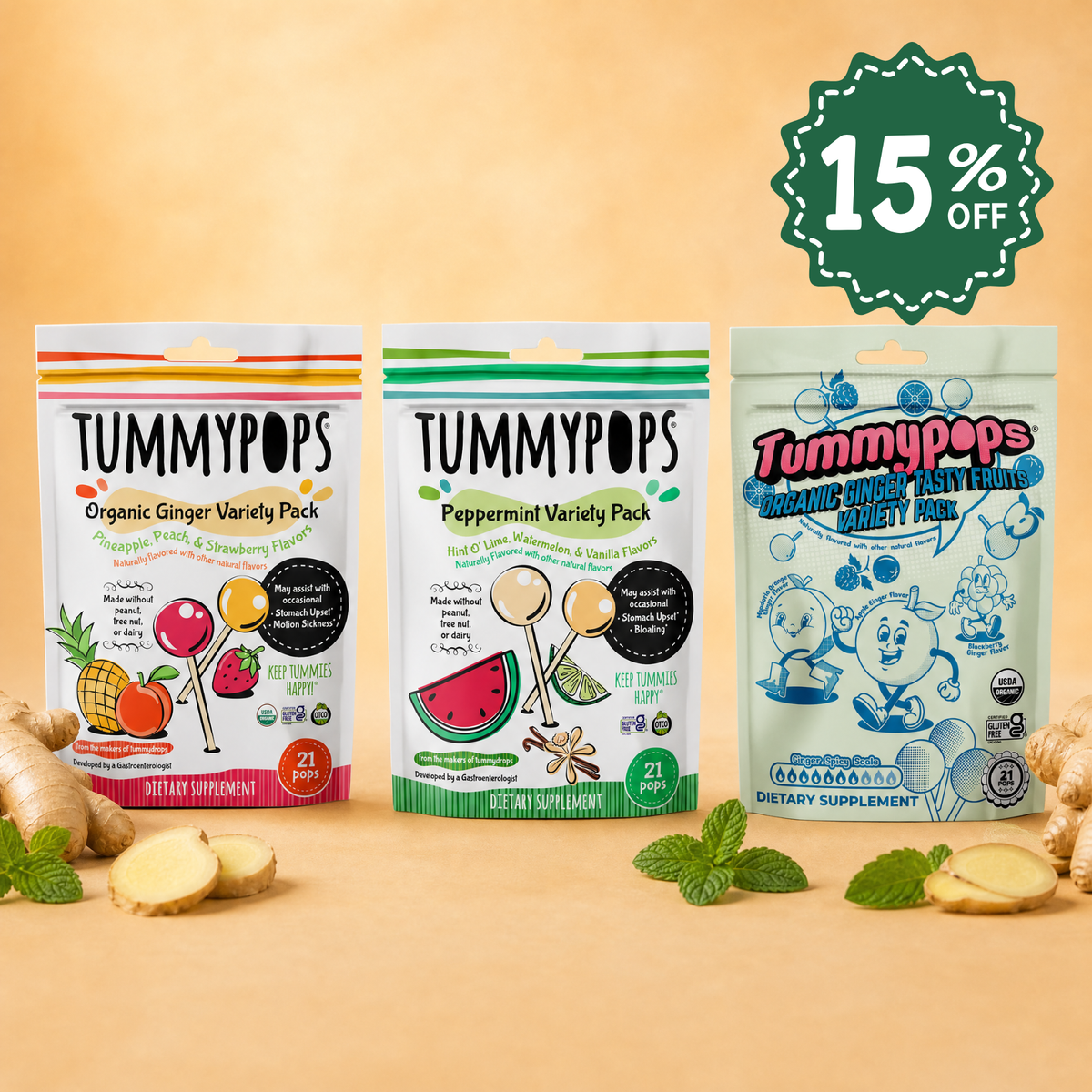 Tummypops Trio - Bundle & Save 15%