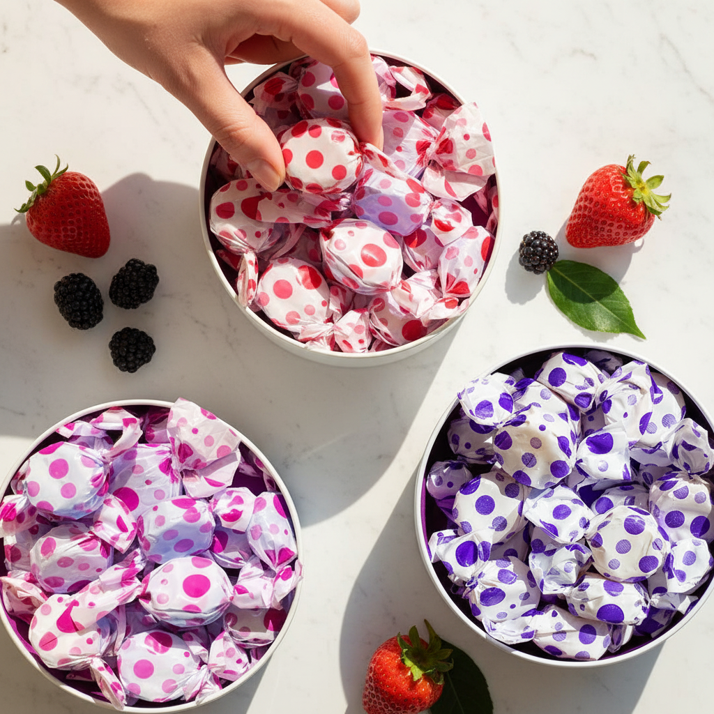 Berry Tins - Hand Reaching