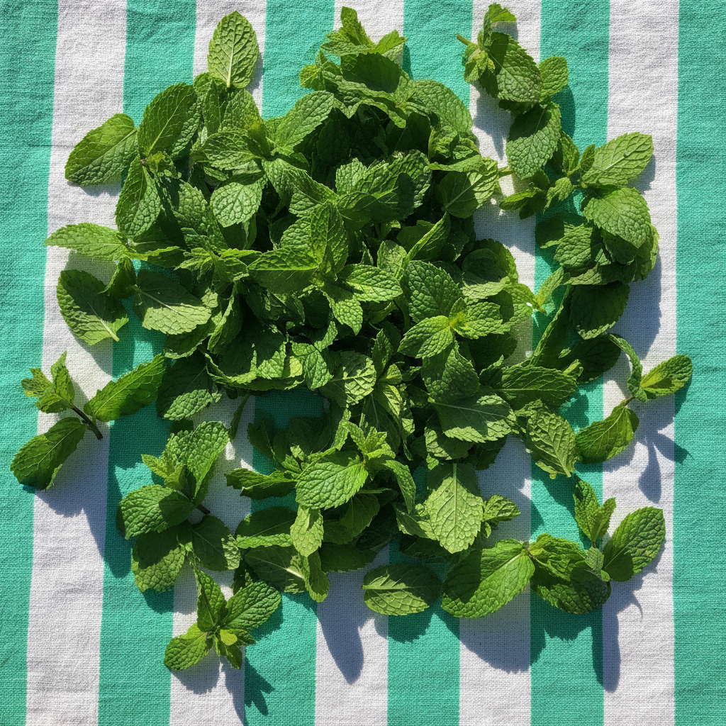 Mint Leaves - Harsh Summer Sun